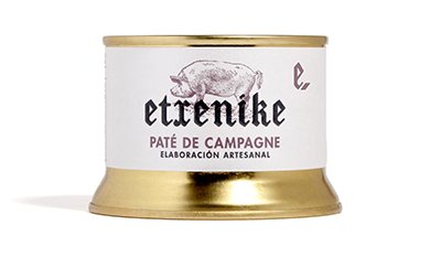 Pate de Campagne 130g- Pâté Etxenike 